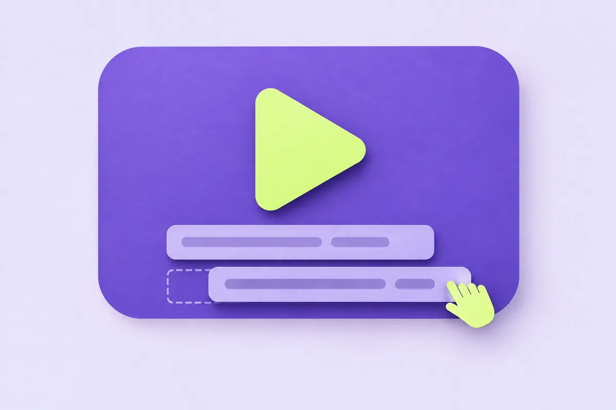 Videobild mit Untertitelzeilen