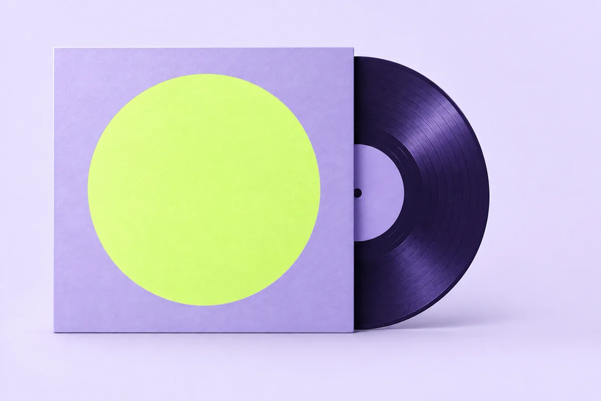 Disco in vinile e copertina